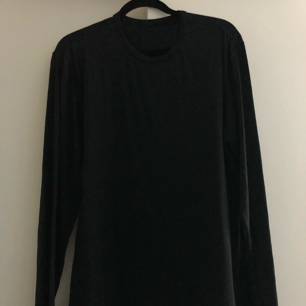 Lululemon 5 Year Tee Long Sleeve, Black, Size L